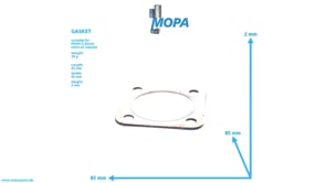 GASKET - 12285503 suitable for MWM & Deutz engines