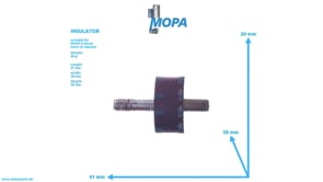 ISOLATOR - 12342931 passend für MWM & Deutz Motoren ISOLATOR - 12342931 passend für MWM & Deutz Motoren