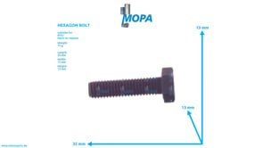 HEXAGON BOLT - 200933008014 suitable for MTU engines