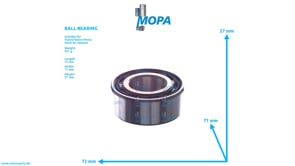 KUGELLAGER - 184526 passend für Volvo/Volvo Penta Motoren