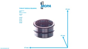 THRUST NEEDLE BEARING - 23511745 suitable for MTU engines