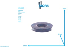 WASHER - 5100250376 suitable for MTU engines
