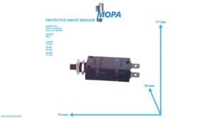 PROTECTIVE CIRCUIT BREAKER - 51254370002 suitable for MAN D engines