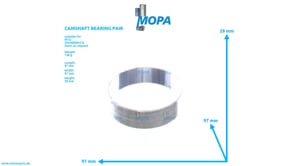 CAMSHAFT BEARING PAIR - 5240510110 suitable for MTU engines CAMSHAFT BEARING PAIR - 5240510110 suitable for MTU engines