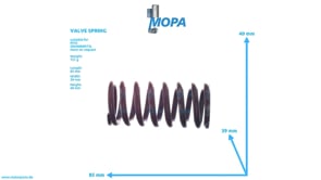 VALVE SPRING - 5240530120 suitable for MTU engines VALVE SPRING - 5240530120 suitable for MTU engines