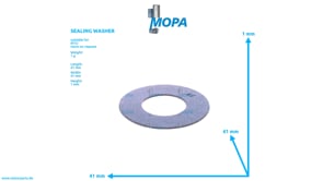 SEALING WASHER - 5249970040 suitable for MTU engines SEALING WASHER - 5249970040 suitable for MTU engines