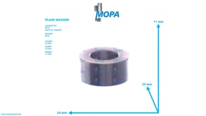 PLAIN WASHER - 5360180076 suitable for MTU engines