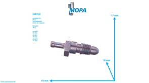 NIPPLE - 5369970075 suitable for MTU engines