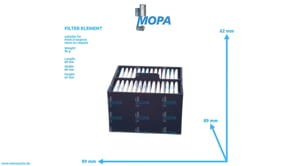 FILTER ELEMENT - 81125010031 suitable for MAN D engines