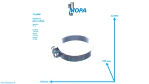 CLAMP - 81974400166 suitable for MAN D engines
