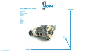 HIGH-PRESSURE PUMP - 0060704301 suitable for MTU engines