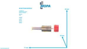 INJECTION NOZZLE - 866546 suitable for Volvo/Volvo Penta engines