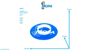 BUCHSE - 888545 passend für Volvo/Volvo Penta Motoren
