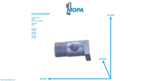 HOHLSCHRAUBE - 915011010101 passend für MTU Motoren
