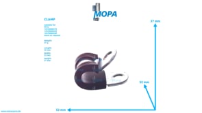 CLAMP - 916016012203 suitable for MTU engines