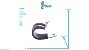 CLAMP - 916016024201 suitable for MTU engines