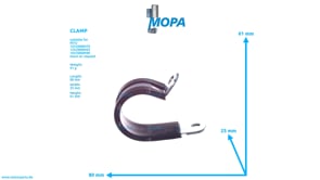 CLAMP - 916016035201 suitable for MTU engines