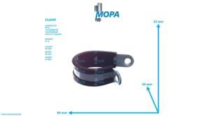 CLAMP - 916016040203 suitable for MTU engines