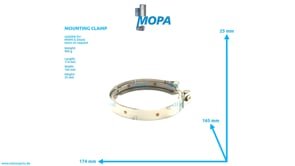 MOUNTING CLAMP - 12523851 suitable for MWM & Deutz engines