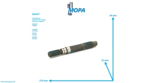 WELLE - 23161266 passend für Volvo/Volvo Penta Motoren