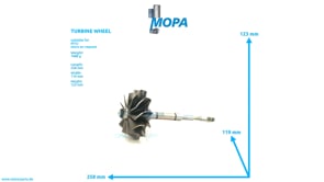 TURBINENRAD - 5100804121 passend für MTU Motoren