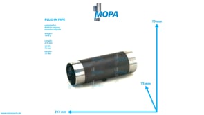 PLUG-IN PIPE - 51981820032 suitable for MAN D-engines