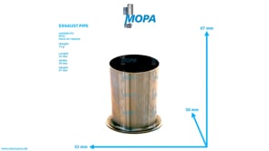 EXHAUST PIPE - 5361420025 suitable for MTU engines