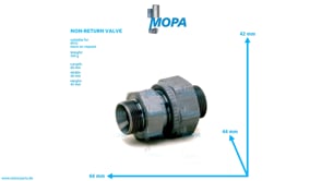 NON-RETURN VALVE - 735080018201 suitable for MTU engines NON-RETURN VALVE - 735080018201 suitable for MTU engines