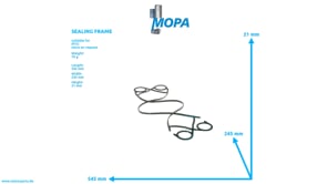 SEALING FRAME - 8692030081 suitable for MTU engines