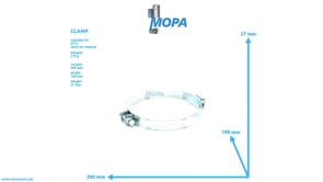 CLAMP - 900288172001 suitable for MTU engines
