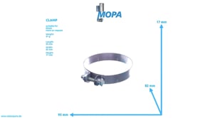 CLAMP - 01166417 suitable for Deutz engines