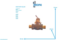 SHUT-OFF VALVE - 01168211 suitable for Deutz engines