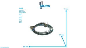 CABLE - 02124187 suitable for MWM & Deutz engines