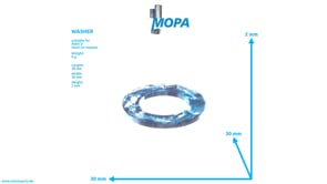 WASHER - 51907100619 suitable for MAN D engines