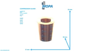 COMPRESSION GLAND - 5502040050 suitable for MTU engines COMPRESSION GLAND - 5502040050 suitable for MTU engines