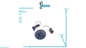 OIL PRESSURE GAUGE - 873198 suitable for Volvo/Volvo Penta engines