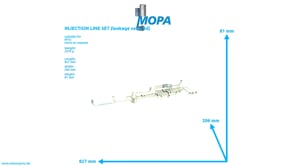 INJECTION LINE SET (leakage secured) - 5060701533 suitable for MTU engines INJECTION LINE SET (leakage secured) - 5060701533 suitable for MTU engines