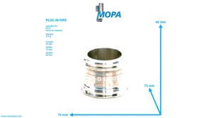 PLUG-IN PIPE - 5060980753 suitable for MTU engines PLUG-IN PIPE - 5060980753 suitable for MTU engines