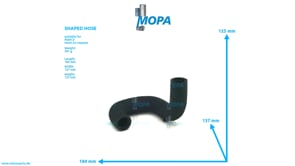 SHAPED HOSE - 51963050014 suitable for MAN D engines
