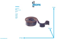 SPRING - 0089933801 suitable for MTU engines
