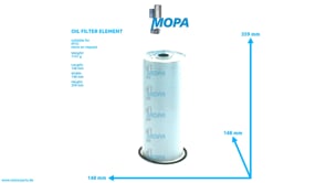 OIL FILTER ELEMENT - 0011841425 suitable for MTU engines