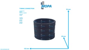 TUBING CONNECTION - 01176747 suitable for Deutz engines