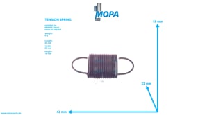 ZUGFEDER - 01221316 passend für MWM & Deutz Motoren