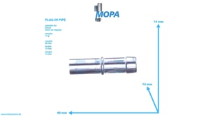 PLUG-IN PIPE - 01319641 suitable for Deutz engines