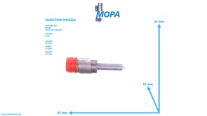 INJECTION NOZZLE - 02934343 suitable for Deutz engines
