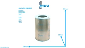 OIL FILTER ELEMENT - 12380073 suitable for MWM & Deutz engines OIL FILTER ELEMENT - 12380073 suitable for MWM & Deutz engines