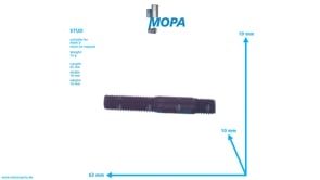 STUD - 06062250812 suitable for MAN D engines