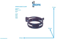 SPRING BAND CLAMP - 06674201235 suitable for MAN D engines SPRING BAND CLAMP - 06674201235 suitable for MAN D engines