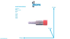 INJECTION NOZZLE - 12152964 suitable for Deutz engines
