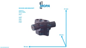 KIPPHEBELBOCK - 12344431 passend für MWM & Deutz Motoren